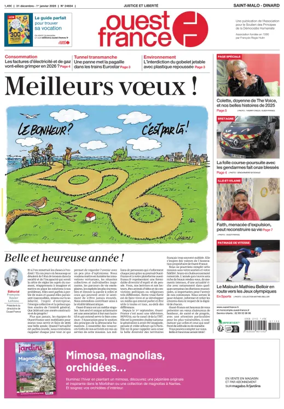 Cover of Ouest France (Saint-Malo)