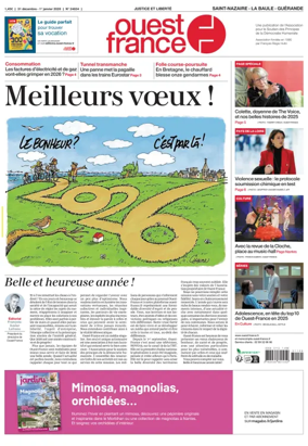 Cover of Ouest France (Saint-Nazaire La Baule Guerande)