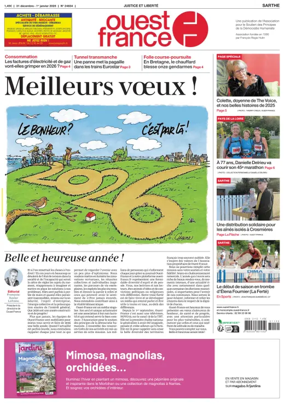 Cover of Ouest France (Sarthe)