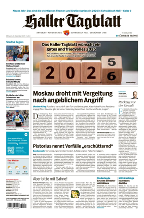 Cover of Haller Tagblatt