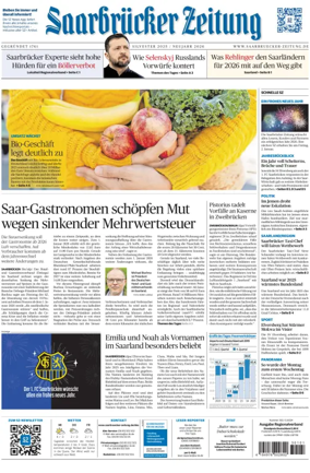 Cover of Saarbruecker Zeitung
