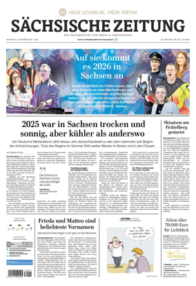 Cover of Sächsische Zeitung (Riesa)
