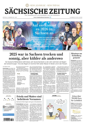 Cover of Sachsische Zeitung (Rodertal)