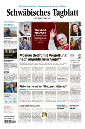 Cover of Schwabisches Tagblatt - Tubinger Chronik