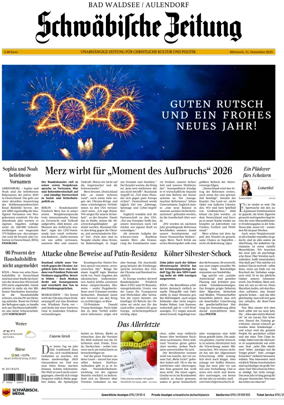 Cover of Schwabische Zeitung (Bad Waldsee / Aulendorf)