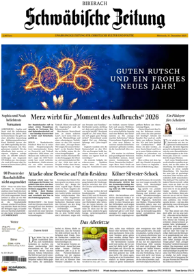 Cover of Schwabische Zeitung (Biberach)