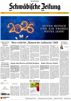 Cover of Schwaebische Zeitung (Wangen)