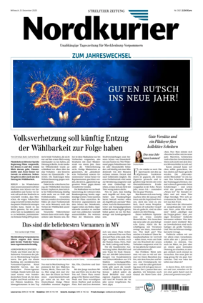 Cover of Strelitzer Zeitung