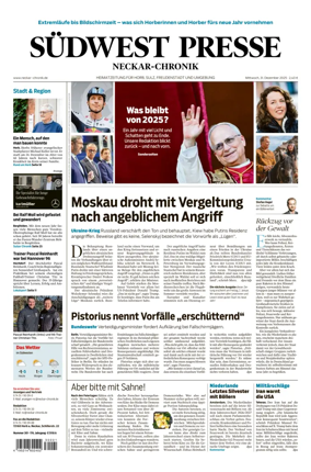 Cover of SUDWEST PRESSE - Neckar-Chronik