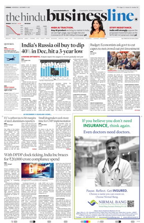 Cover of BusinessLine (Chennai)