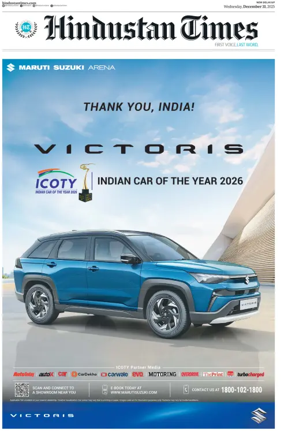 Cover of Hindustan Times (West UP)