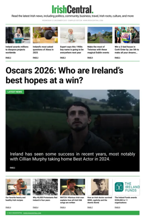 Cover of Irish Central