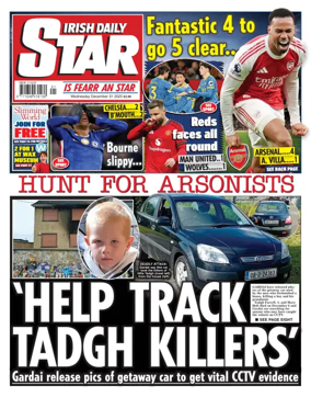 Cover of Irish Daily Star