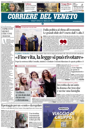 Cover of Corriere del Veneto (Treviso e Belluno)