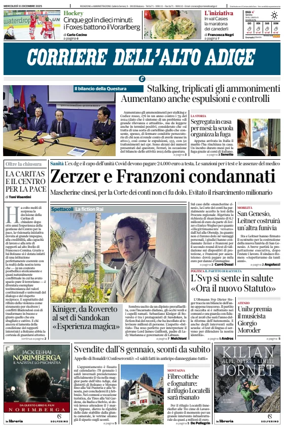 Cover of Corriere dell'Alto Adige