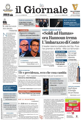 Cover of Il Giornale (Italy)
