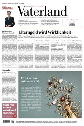 Cover of Liechtensteiner Vaterland