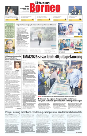 Cover of Utusan Borneo (Sarawak)