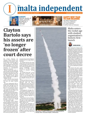 Cover of Malta Independent