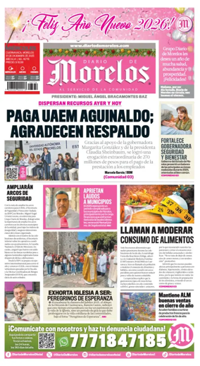 Cover of Diario de Morelos