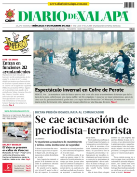 Cover of Diario de Xalapa