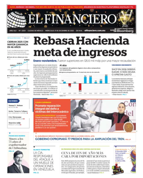 Cover of El Financiero