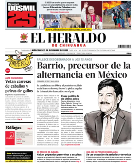 Cover of El Heraldo de Chihuahua