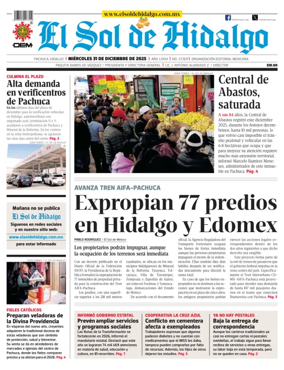 Cover of El Sol de Hidalgo