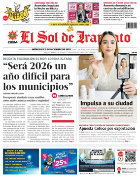 Cover of El Sol de Irapuato
