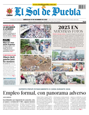 Cover of El Sol de Puebla