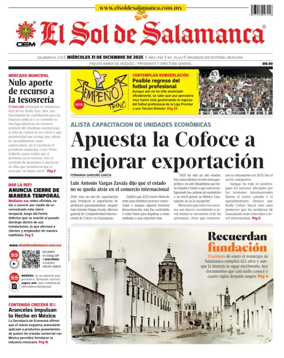 Cover of El Sol de Salamanca
