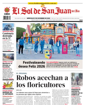 Cover of El Sol de San Juan del Rio