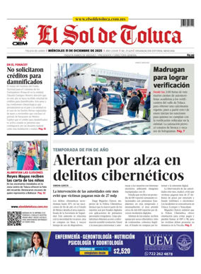 Cover of El Sol de Toluca