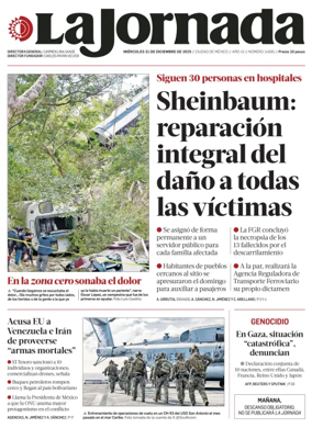Cover of La Jornada