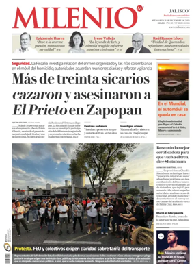 Cover of Milenio Jalisco