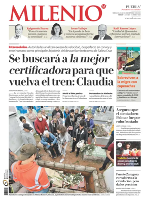 Cover of Milenio Puebla