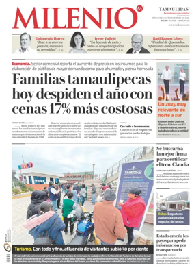 Cover of Milenio Tamaulipas