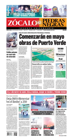 Cover of Zócalo Piedras Negras