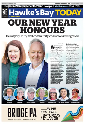 Cover of Hawke's Bay Today