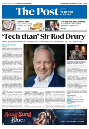 Cover of The Dominion Post