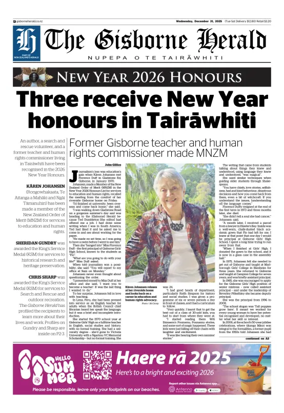 Cover of The Gisborne Herald