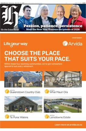 Cover of The New Zealand Herald