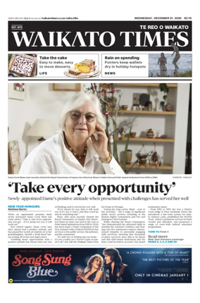 Cover of Waikato Times