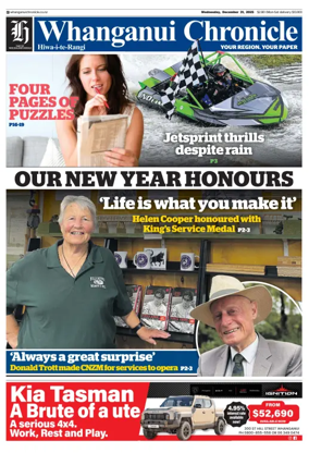 Cover of Wanganui Chronicle