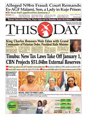 Cover of THISDAY