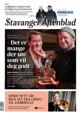 Cover of Stavanger Aftenblad