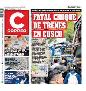 Cover of Diario Correo