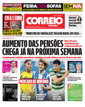 Cover of Correio da Manha