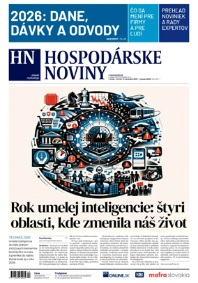 Cover of Hospodárske noviny