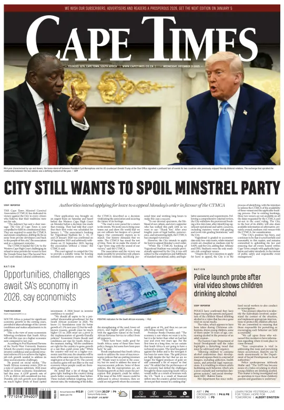 Cover of Cape Times